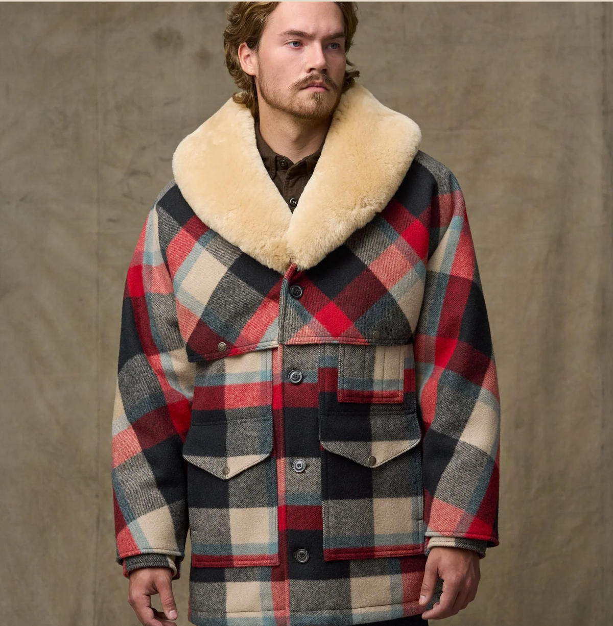 Filson Mens Lined Mackinaw Wool Packer Coat - Bob's Outdoor