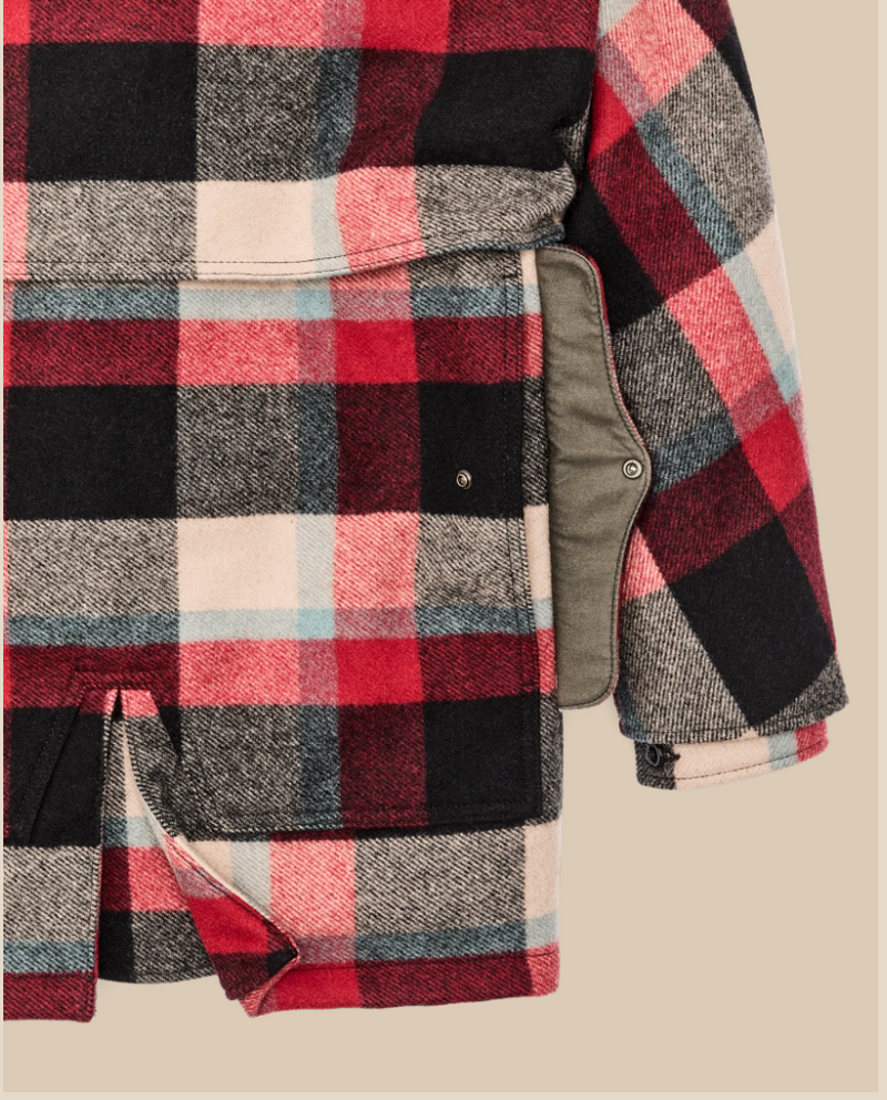 Filson Mens Lined Mackinaw Wool Packer Coat