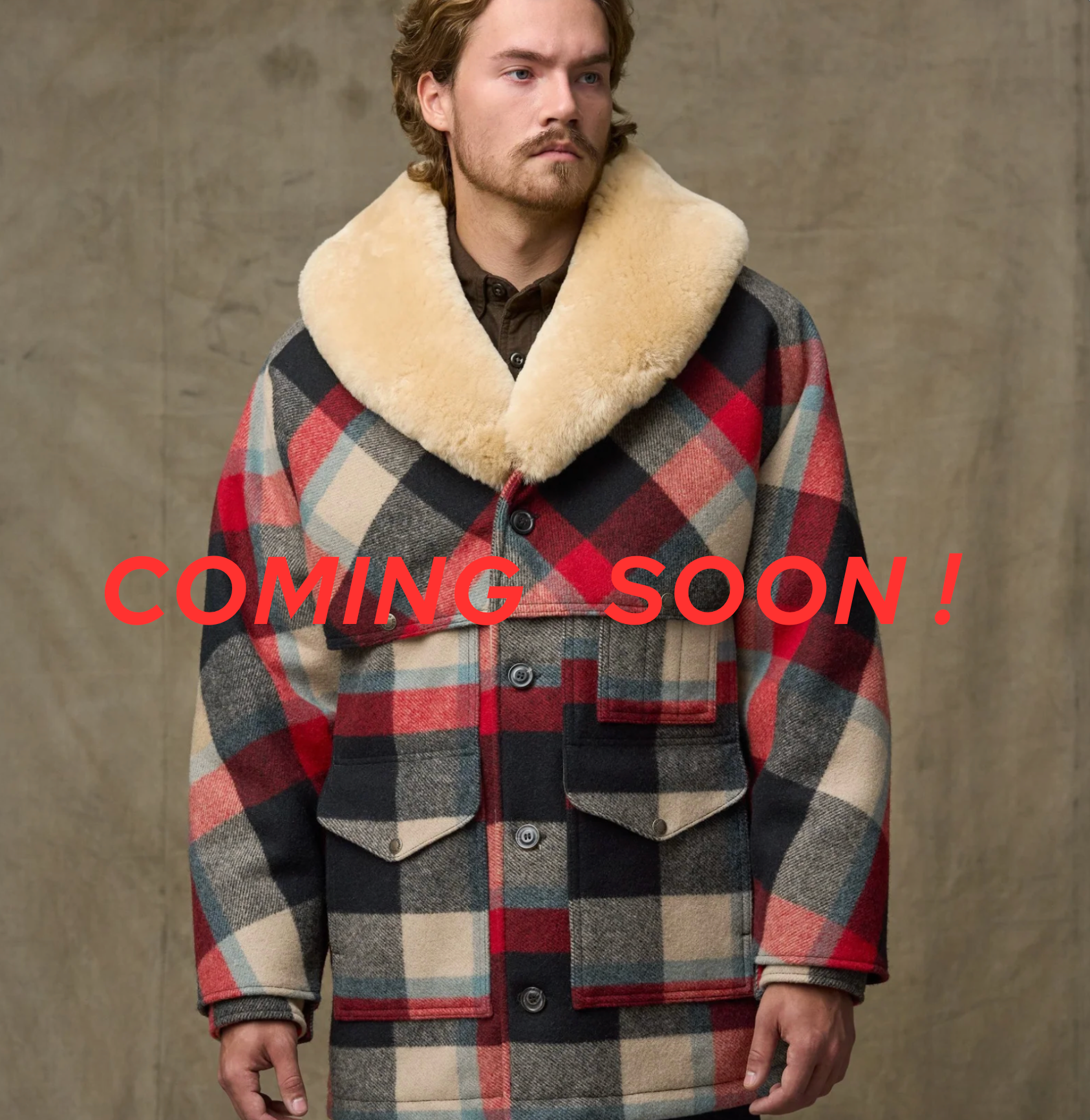 Filson Mens Lined Mackinaw Wool Packer Coat