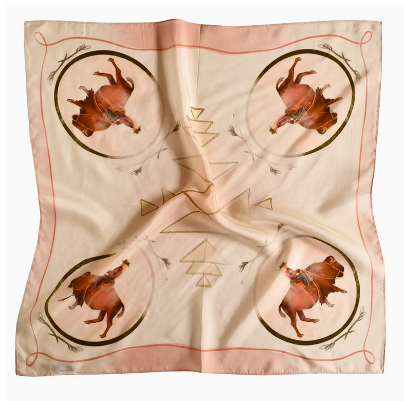 Tirzah Lane Art Tencel and Silk Scarf - Roamin Bison/Buffalo - Bob's Outdoor