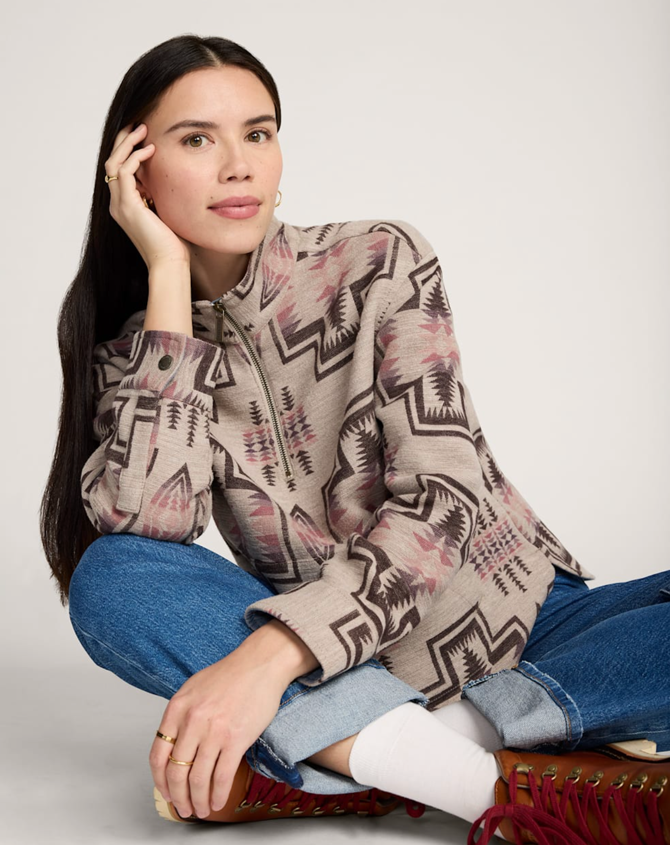 Pendleton Womens Half-Zip Pullover