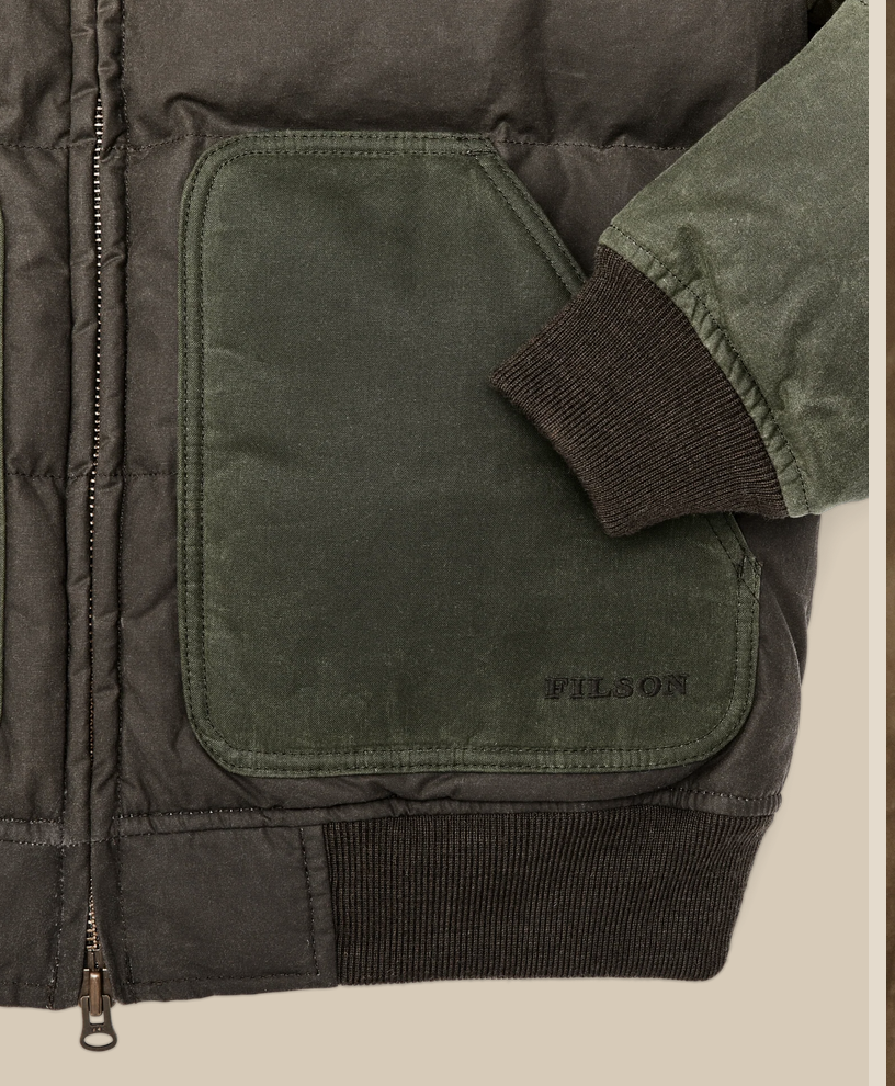 Filson Mens RDS Down Bomber Jacket