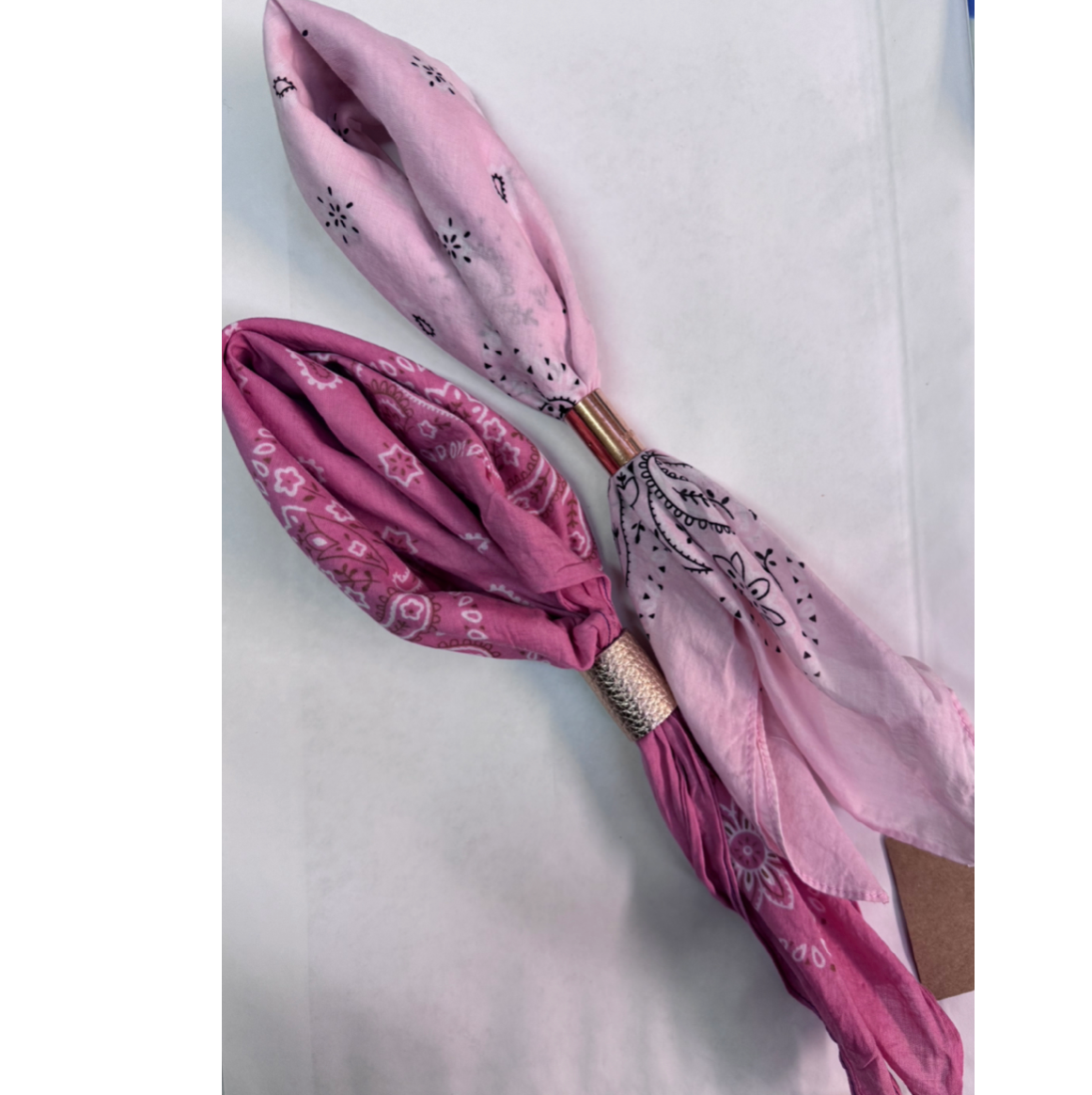 Pink Hand Dyed Bandana with Slide - Bob's Outdoor