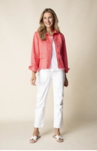Habitat Womens  Stretch Denim Peplum Jacket - Bob's Outdoor