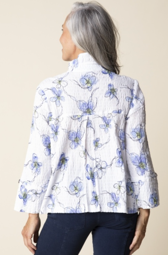 Habitat Womens Crinkle Cotton Wildflowers Jacket - Bob's Outdoor