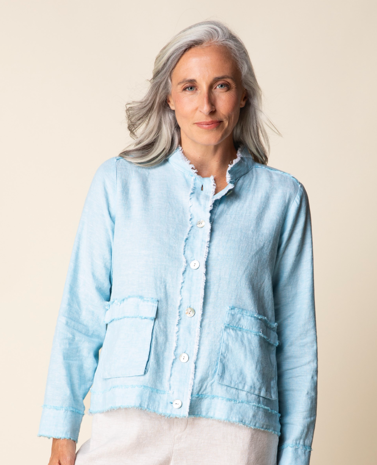 Habitat Womens Linen Summer Breeze Jacket - Bob's Outdoor