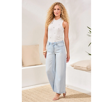 Tribal Womens Audrey Wide Denim Jeans - Bob's Outdoor