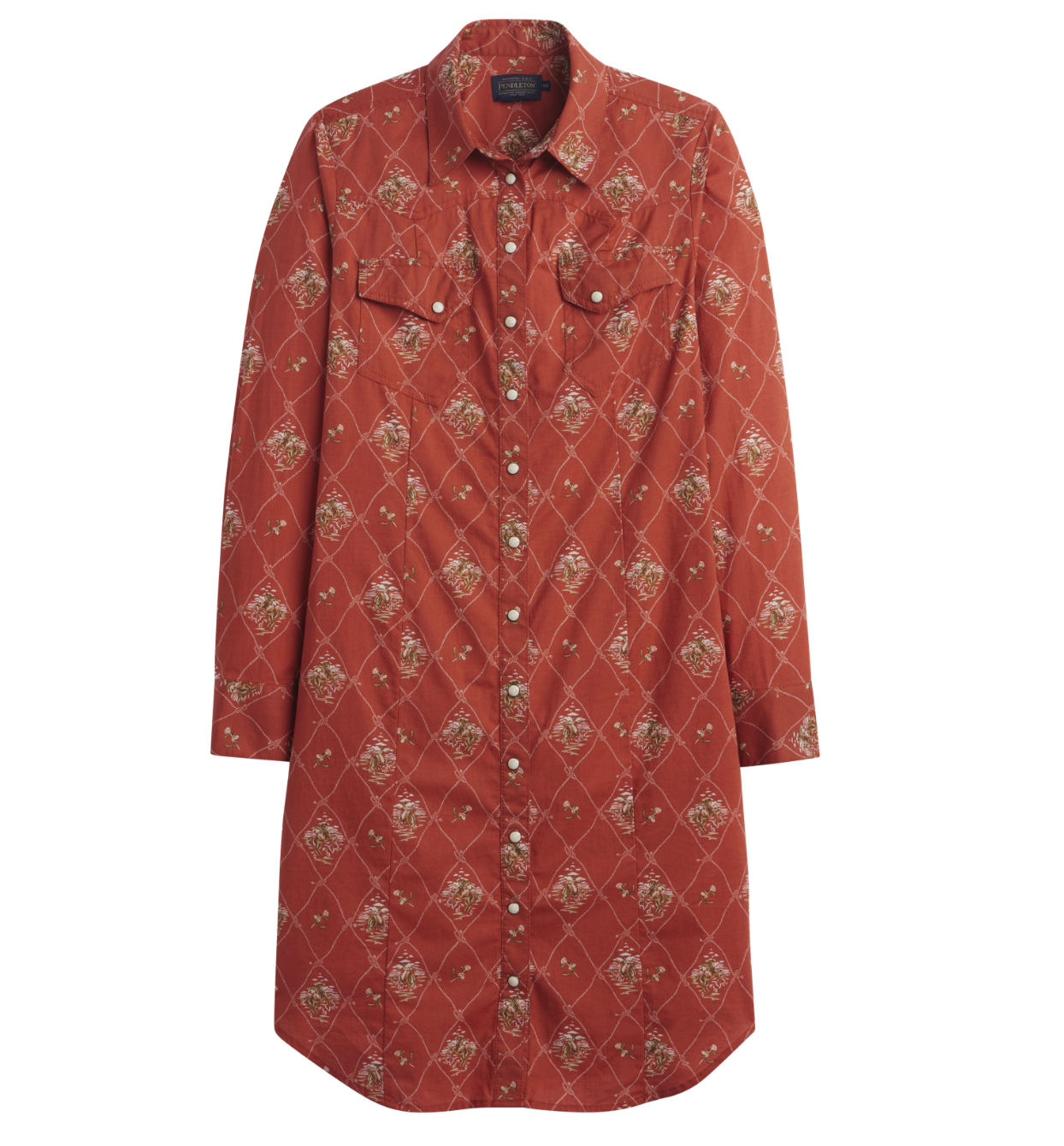 Pendleton Womens Print Gambler Shirt Dress - Bob's Outdoor