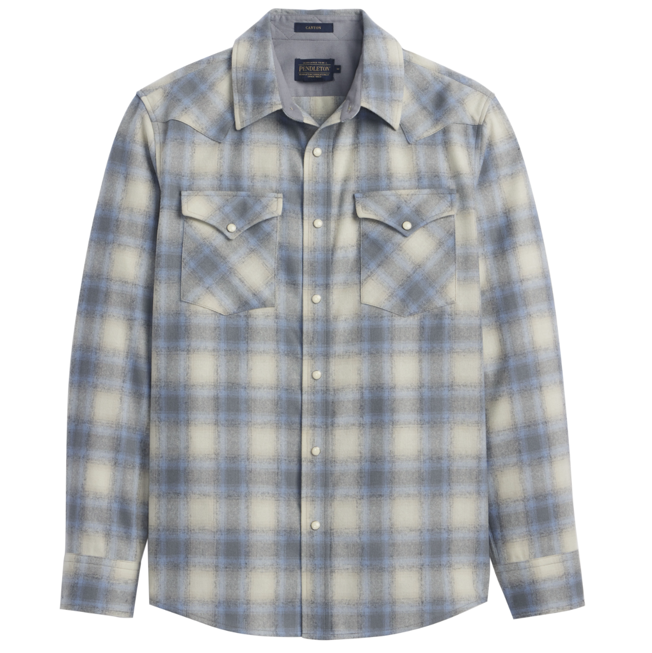 Pendleton Mens Snap-Front Virgin Wool Western Canyon Shirt-Regular - Bob's Outdoor