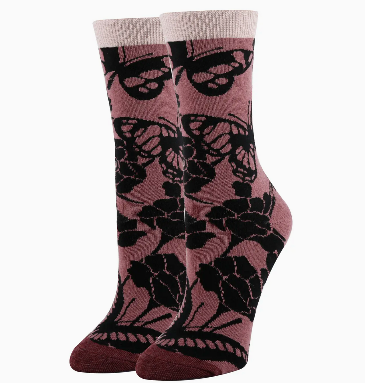 Womens Blossom Print Premium Cotton Socks - Bob's Outdoor