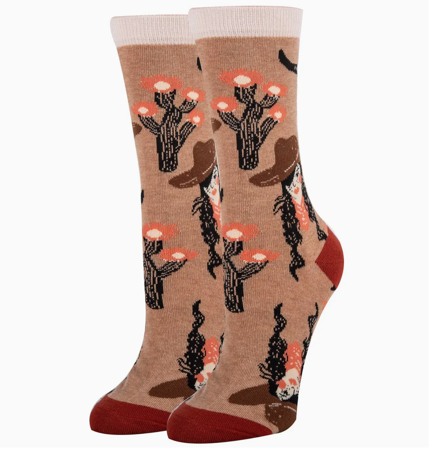 Womens Cowgirl La Vista Premium Cotton Socks