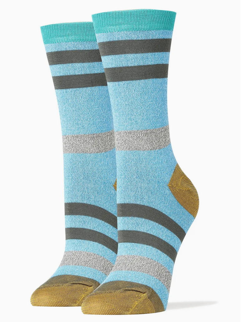 Womens Stripe Premium Bamboo Socks