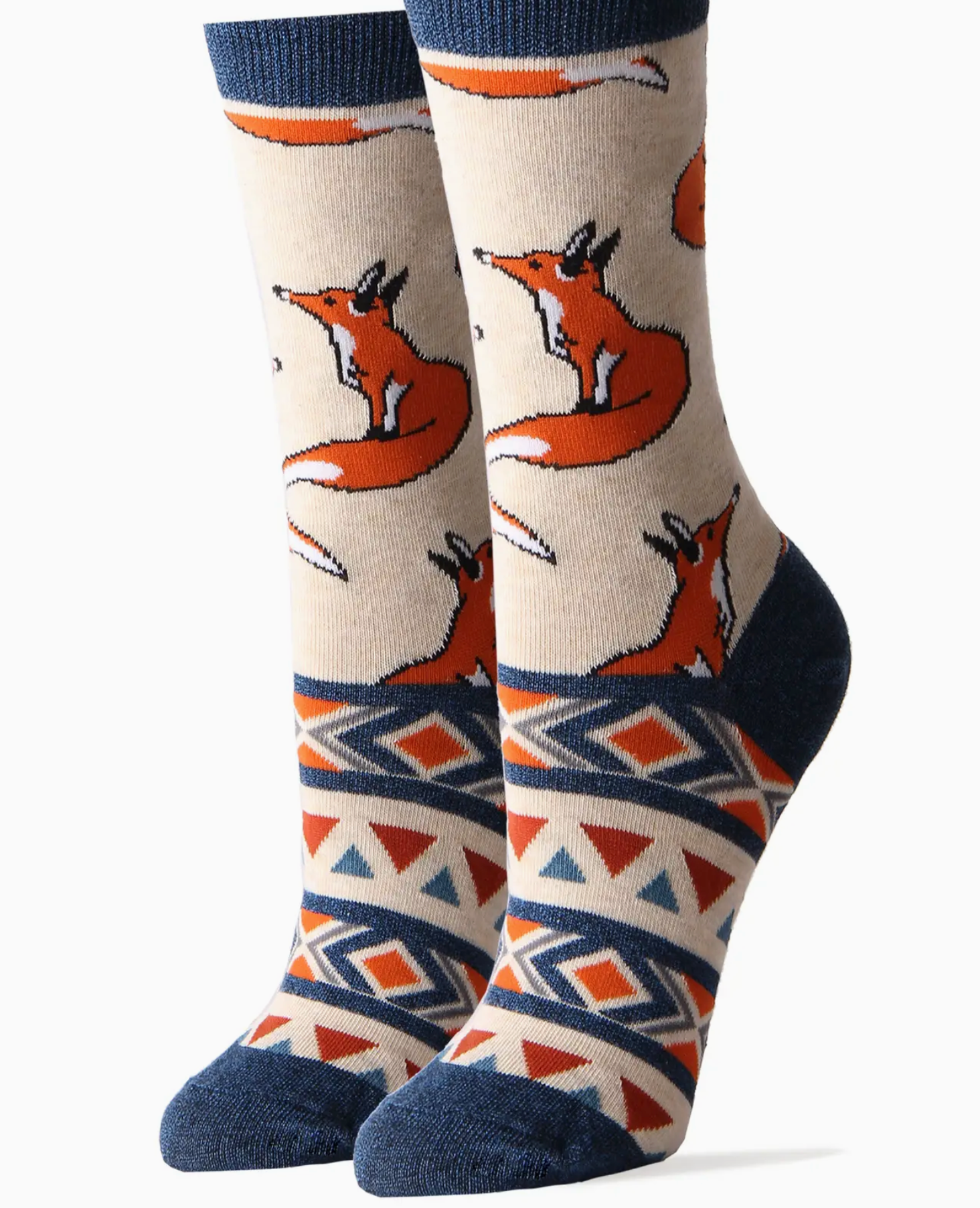 Womens Like A Fox Premium Cotton Socks