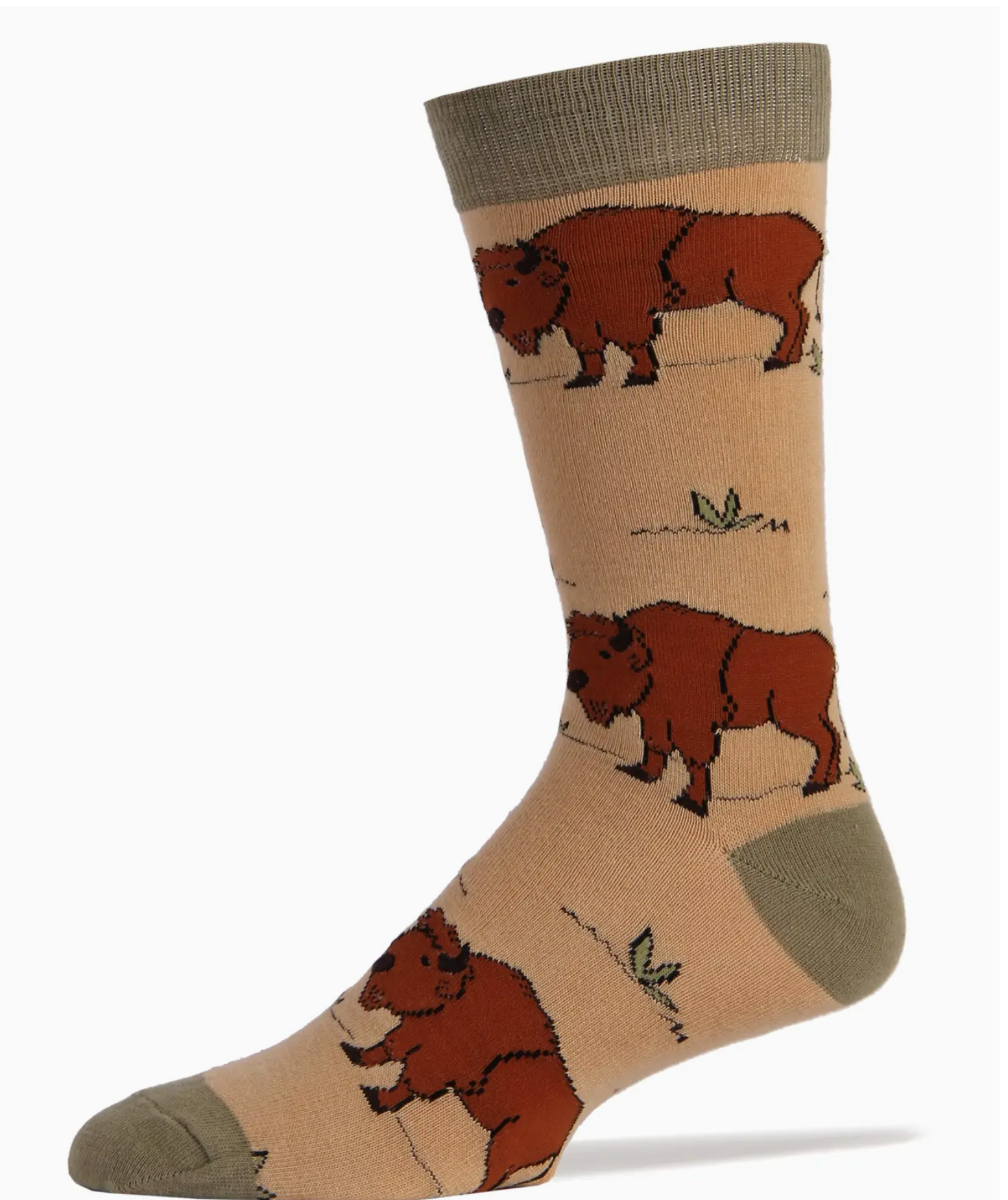 Mens Buffalo/Bison Funny Socks
