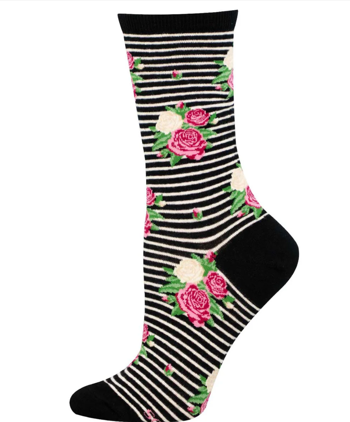 Socksmith Womens Rows of Roses - Bob's Outdoor