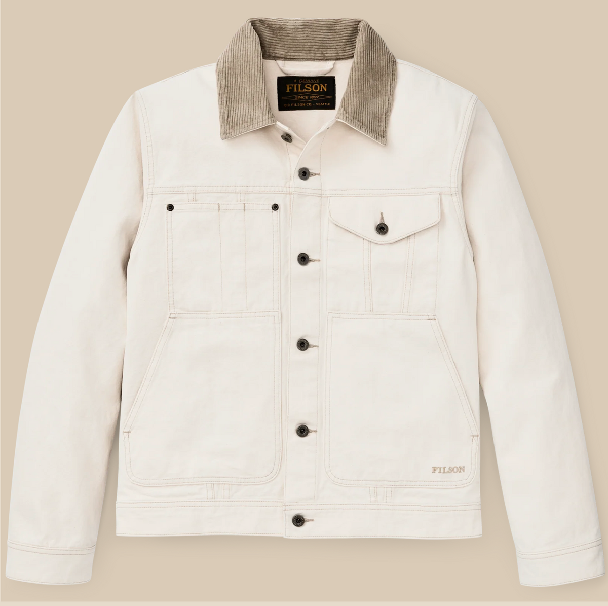 Filson Mens Rustic Canvas Short Cruiser - Bob's Outdoor