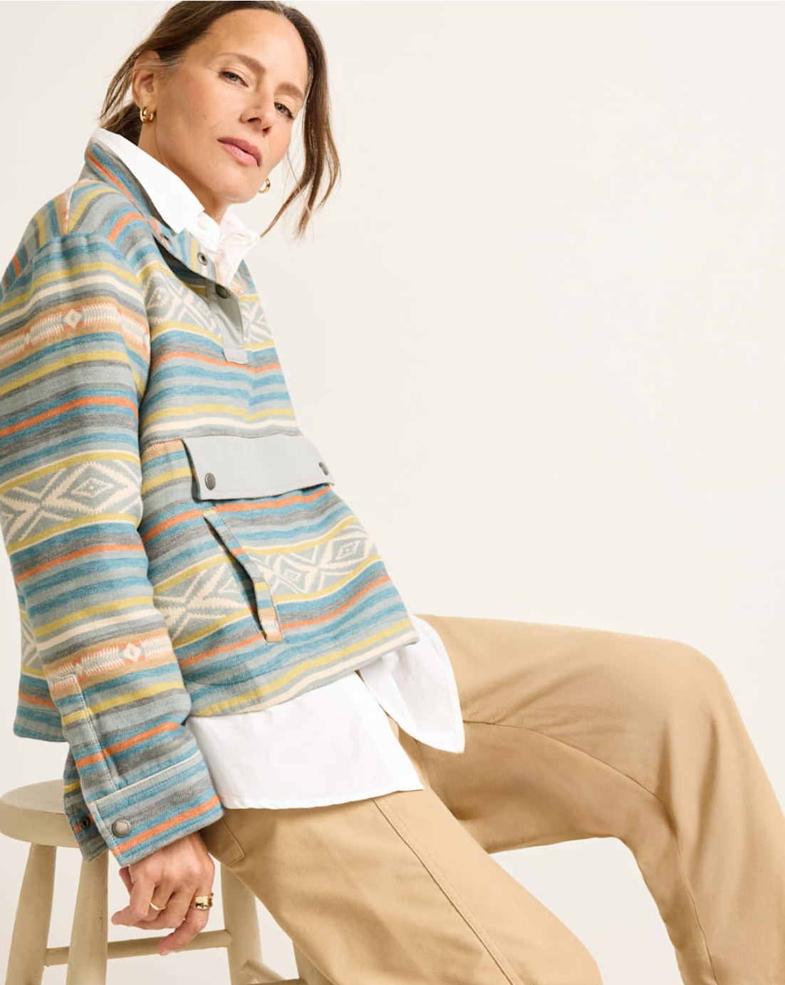 Pendleton Womens Doublesoft Half-Snap Pullover - Bob's Outdoor