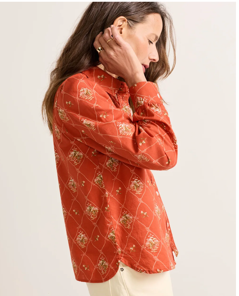 Pendleton Womens Winona Puff Sleeve Blouse