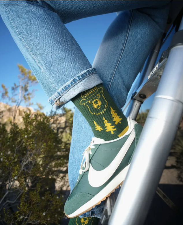 Landmark Smokey Emblem Sock