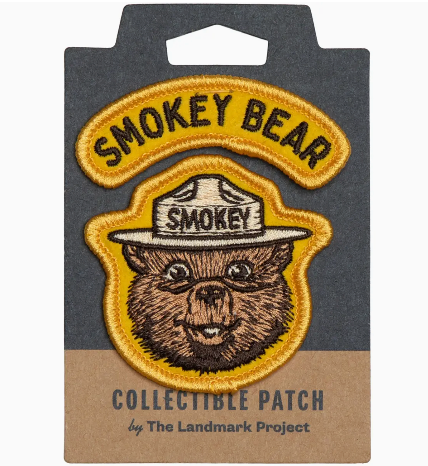 Landmark Smokey Bear Varsity Embroidered Patch