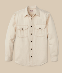Filson Mens Natural Twill Guide Shirt