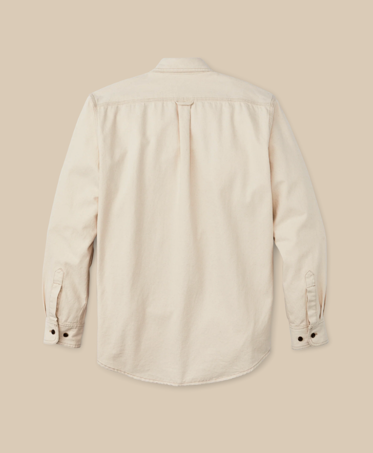 Filson Mens Natural Twill Guide Shirt