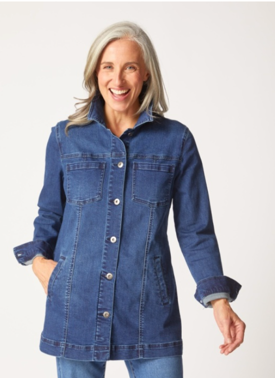 Habitat Womens Stretch Denim Boyfriend Jacket