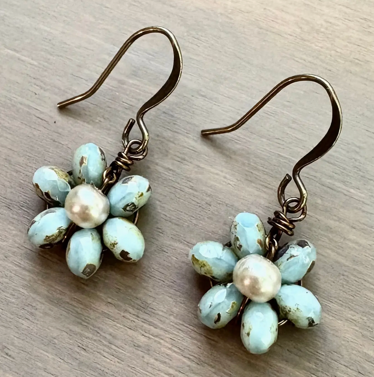 Twist Style Beach Bloom Earrings