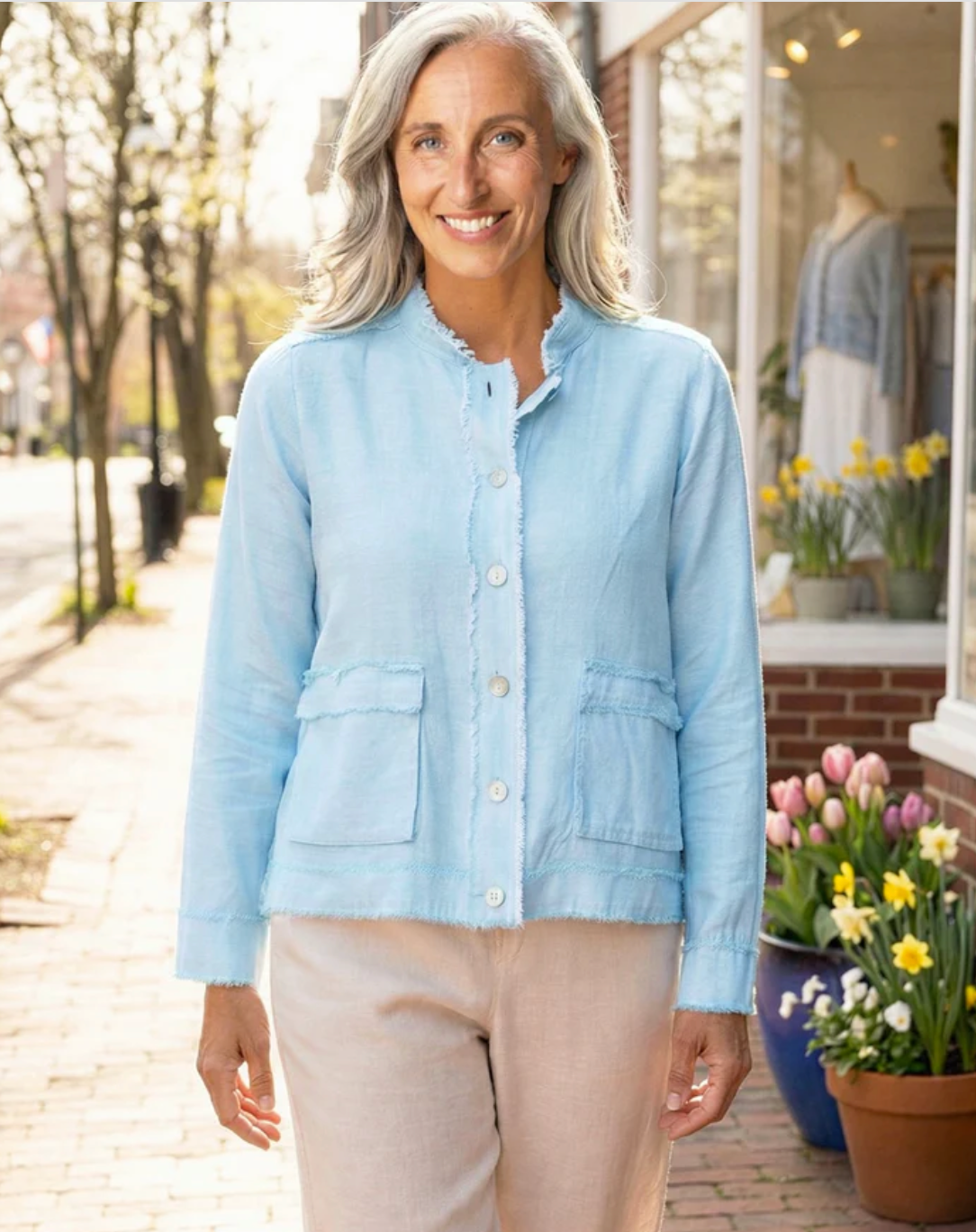 Habitat Womens Linen Summer Breeze Jacket