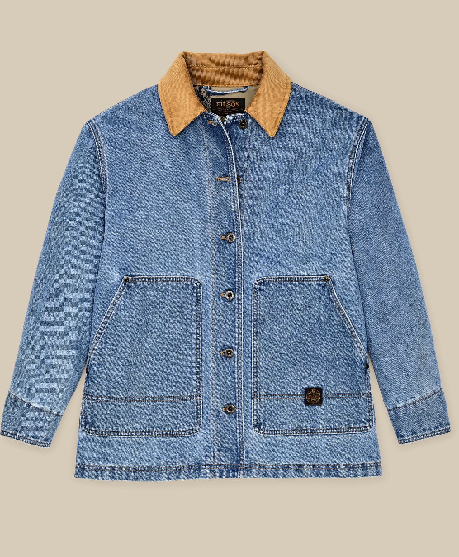 Filson Womens 11 -oz Denim Barn Coat