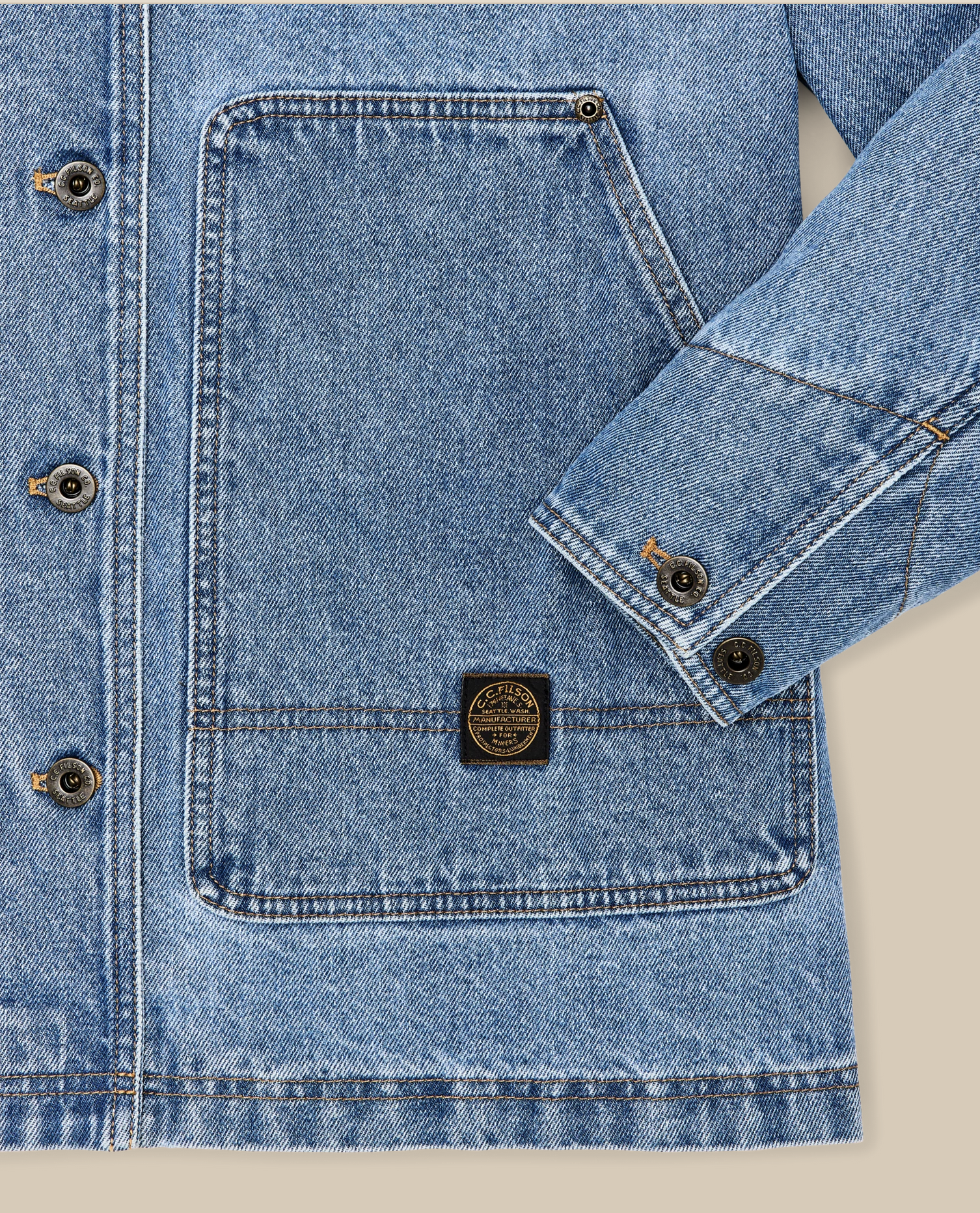 Filson Womens 11 -oz Denim Barn Coat