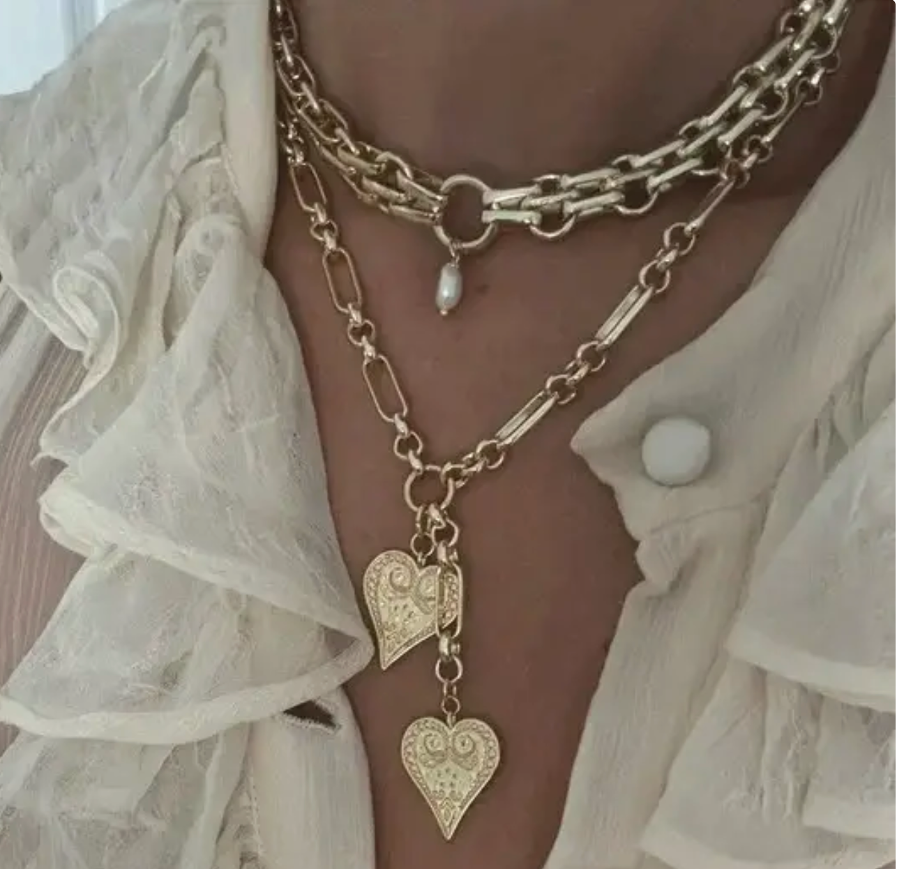 Two of Hearts Necklace