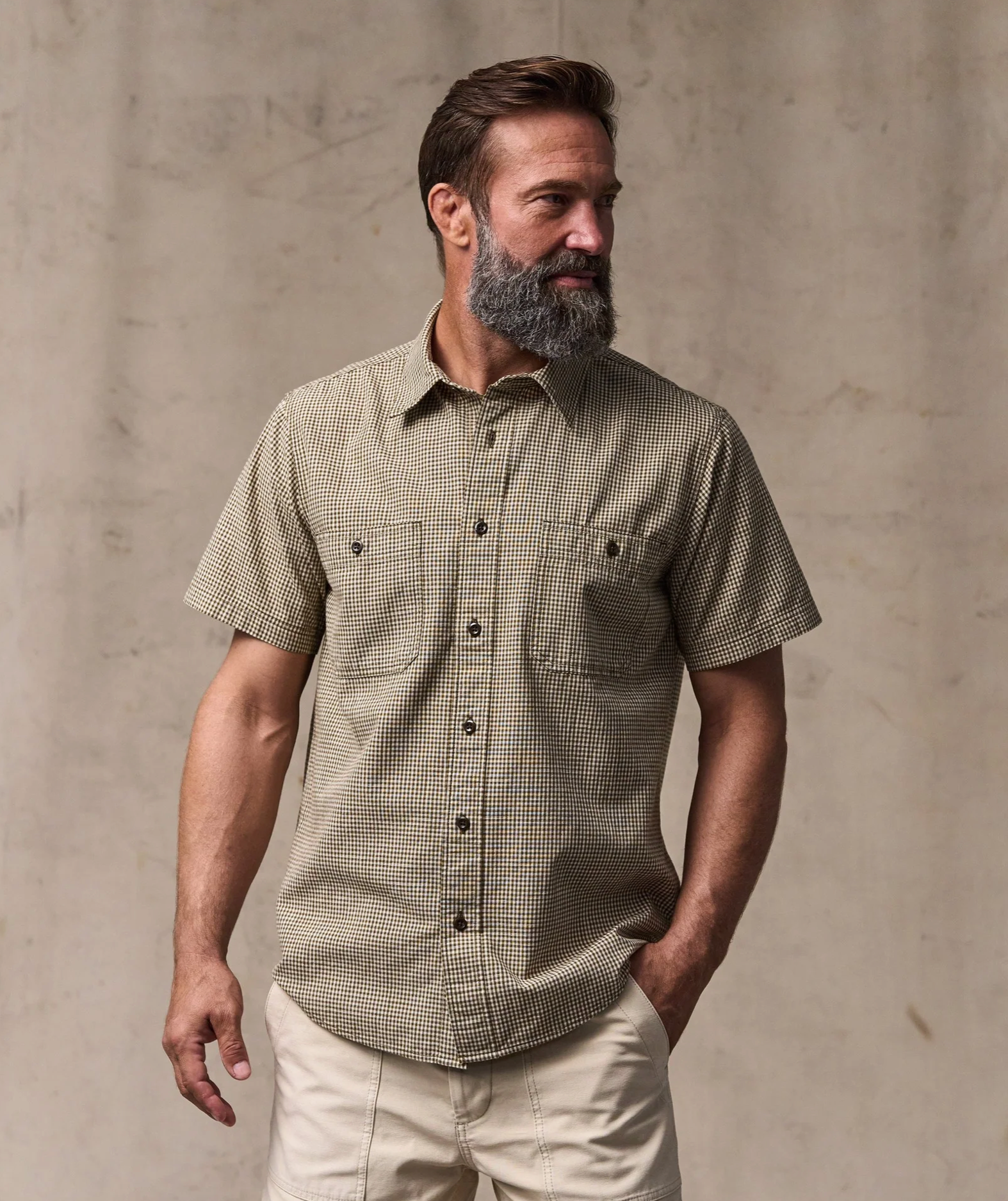 Filson Mens Short Sleeve Chambray Shirt