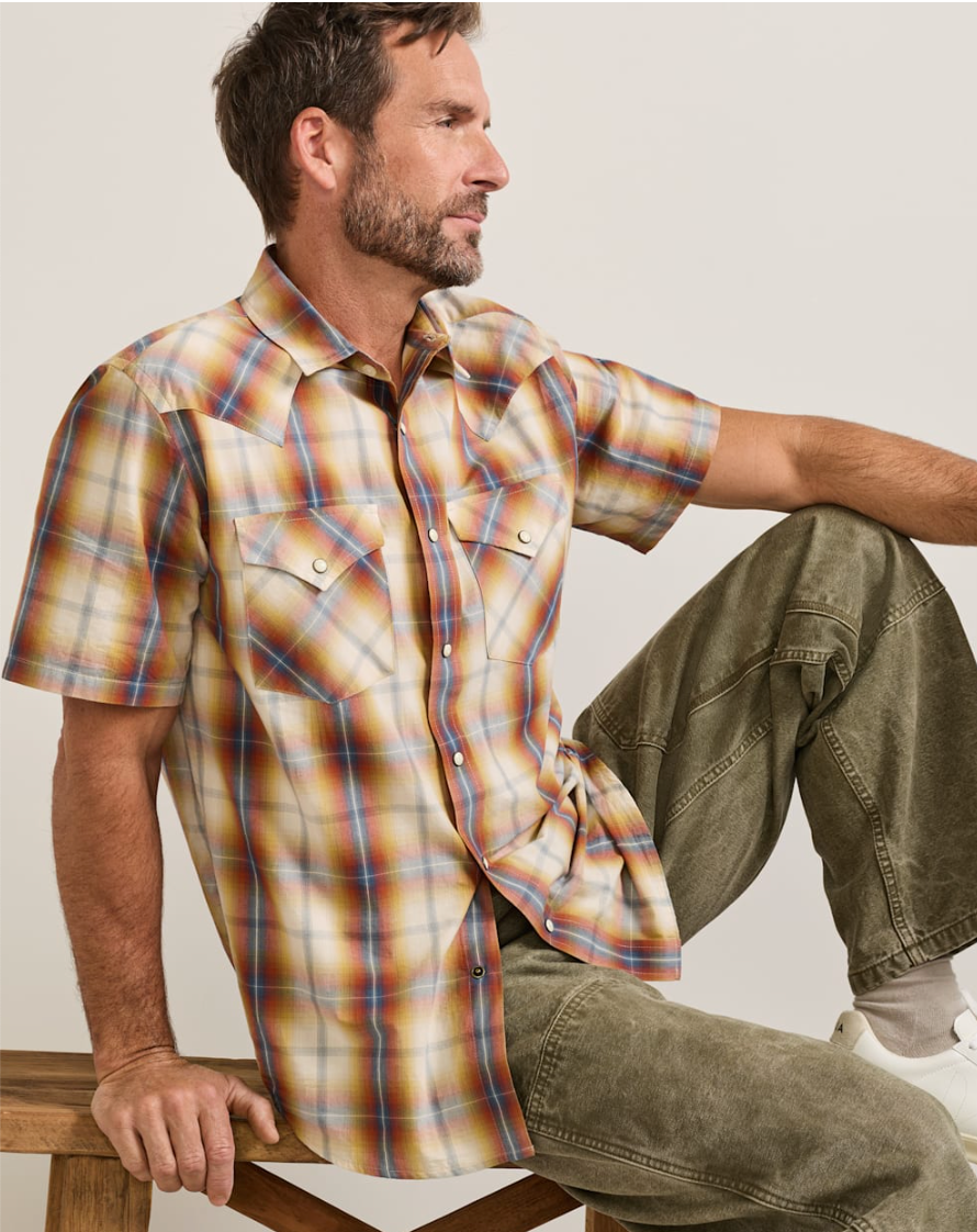 Pendleton Mens Frontier Short Sleeve Shirt