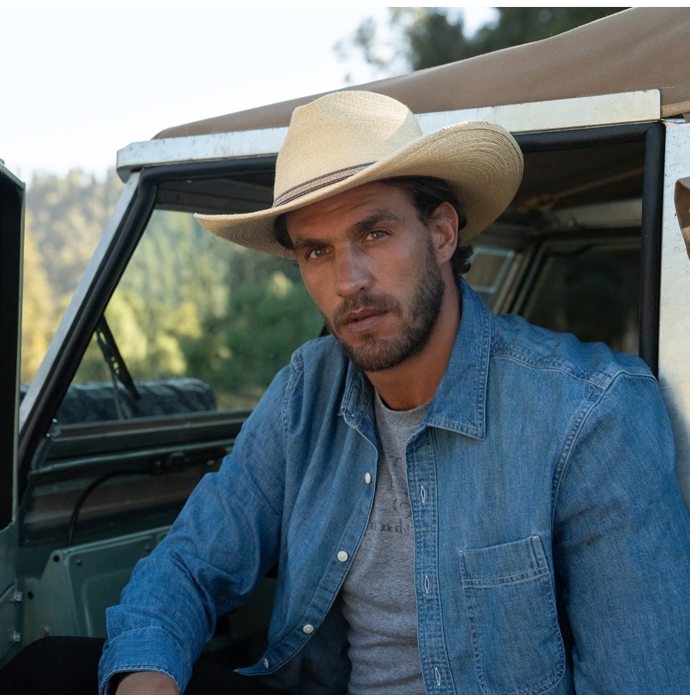 Stetson Sawmill Palm Leaf Straw Hat