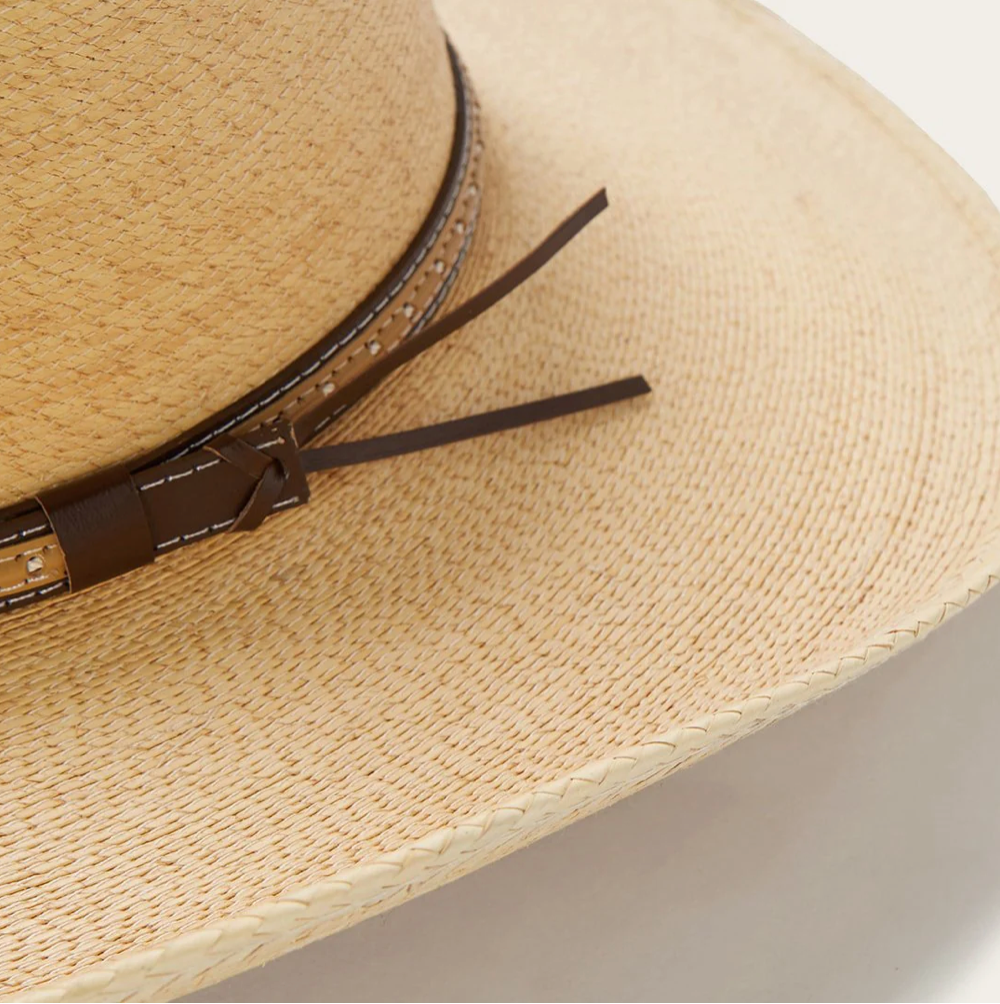 Stetson Sawmill Palm Leaf Straw Hat