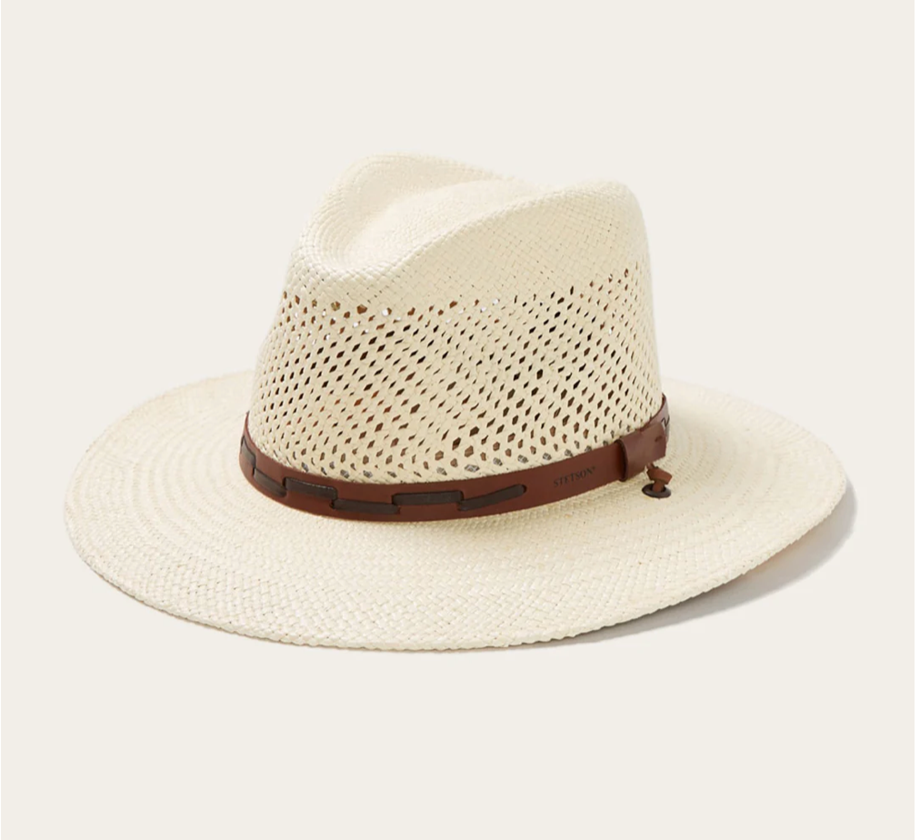 Stetson Airway Vented Panama Straw Hat