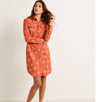 Pendleton Womens Print Gambler Shirt Dress
