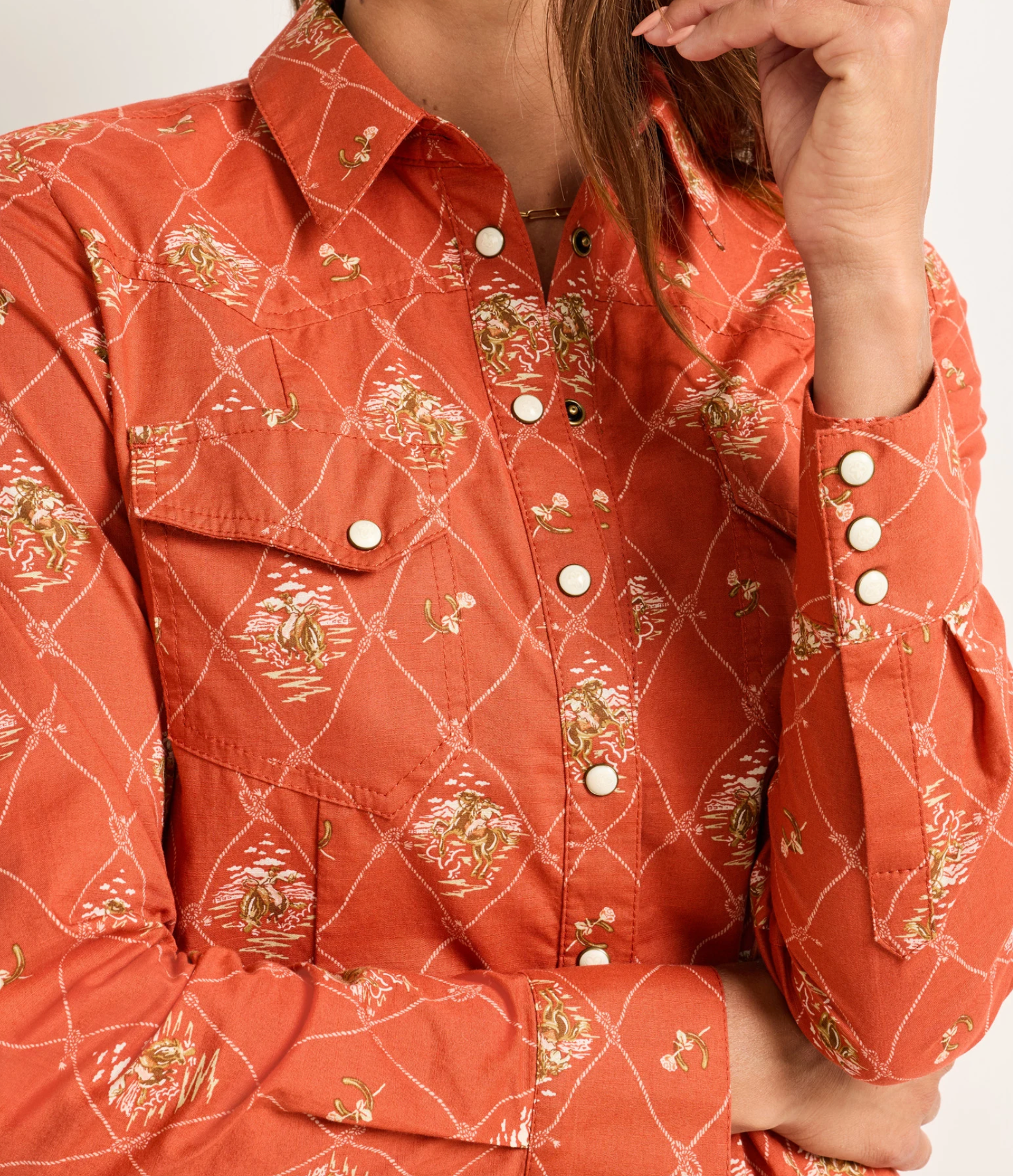 Pendleton Womens Print Gambler Shirt Dress