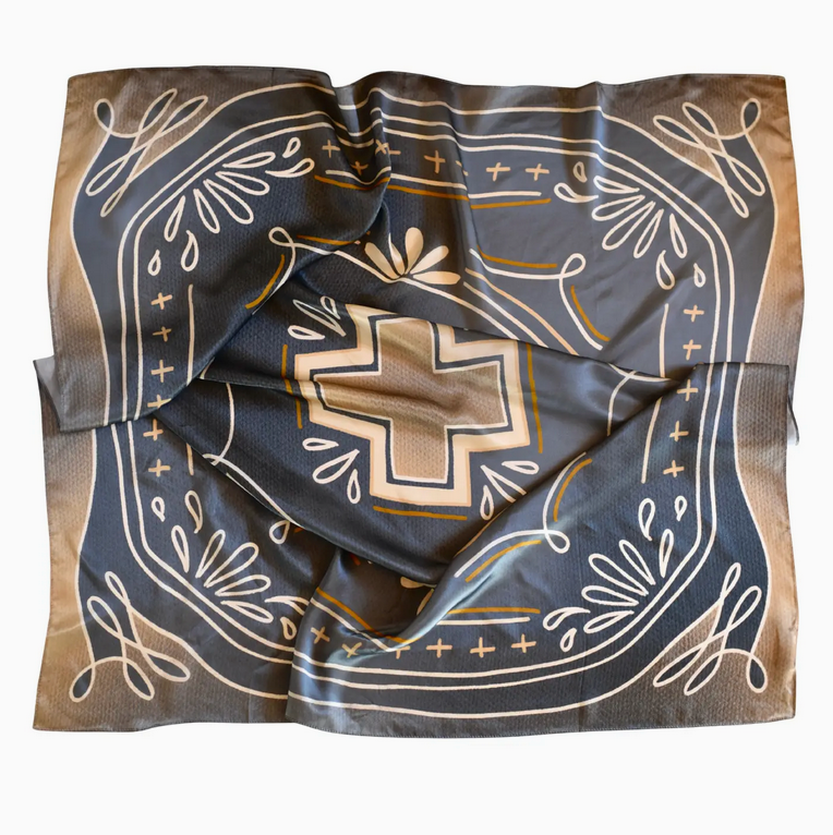 Tirzah Lane Art Mulberry Silk Scarf