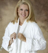 Simple Pleasures Womens Long Robe