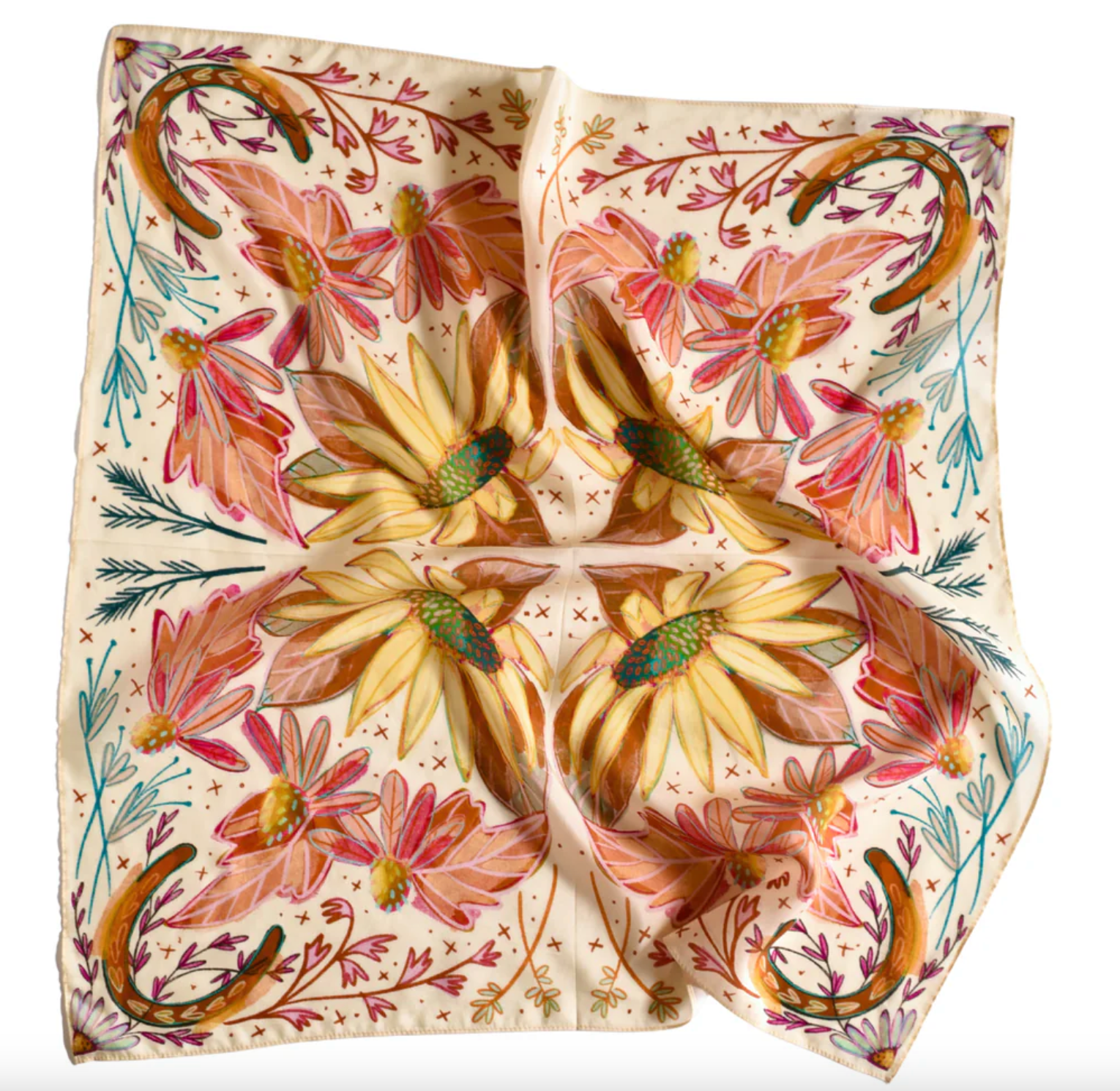 Tirzah Lane Art Mulberry Silk Scarf