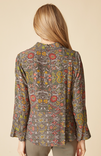 Habitat Womens Rayon Crepe Garden Flounce