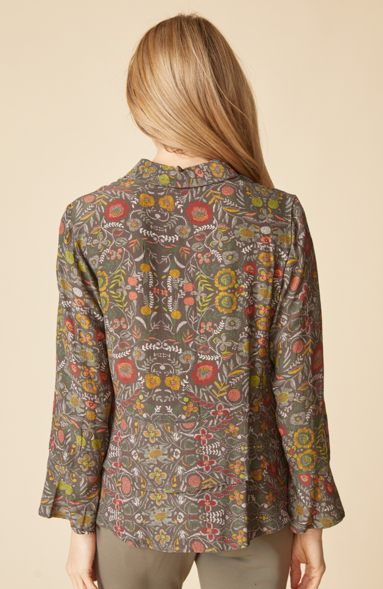 Habitat Womens Rayon Crepe Garden Flounce