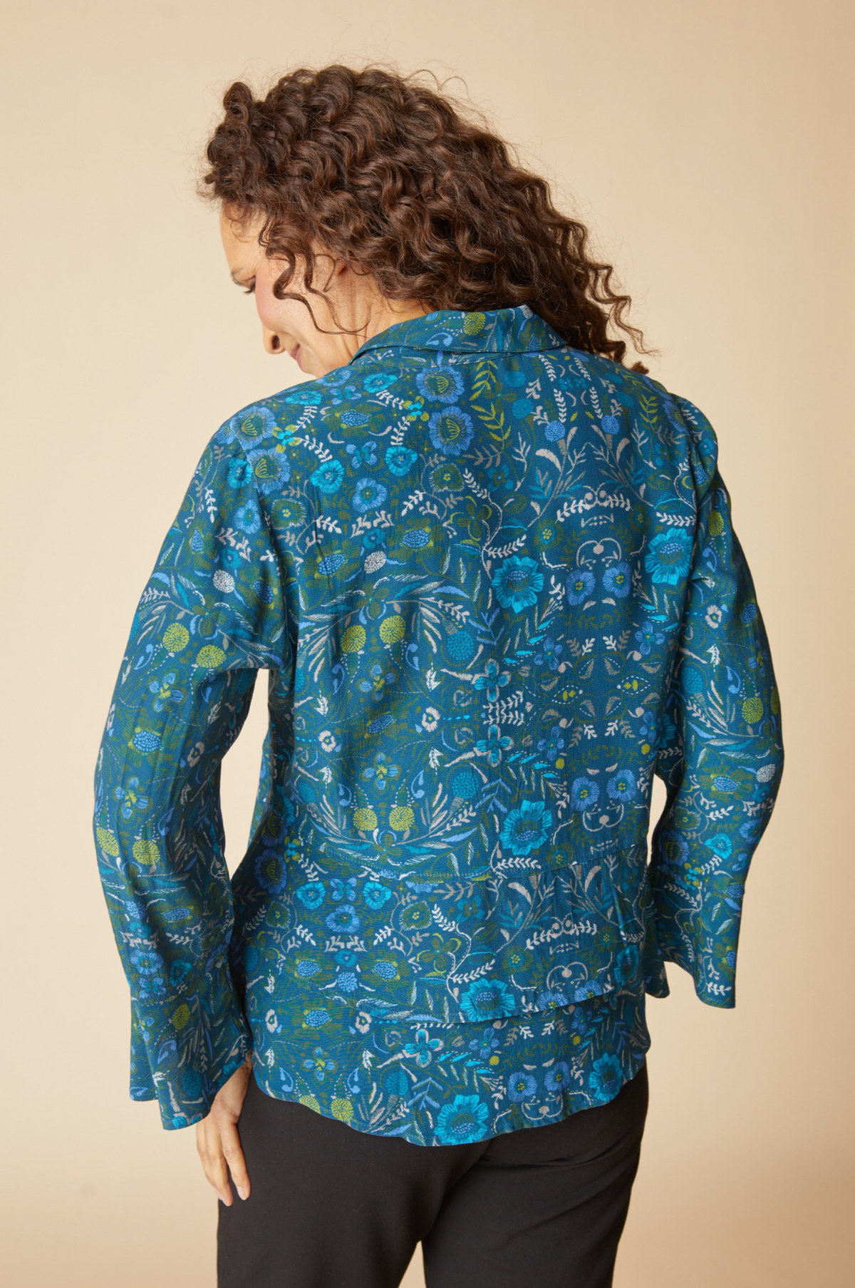 Habitat Womens Rayon Crepe Garden Flounce