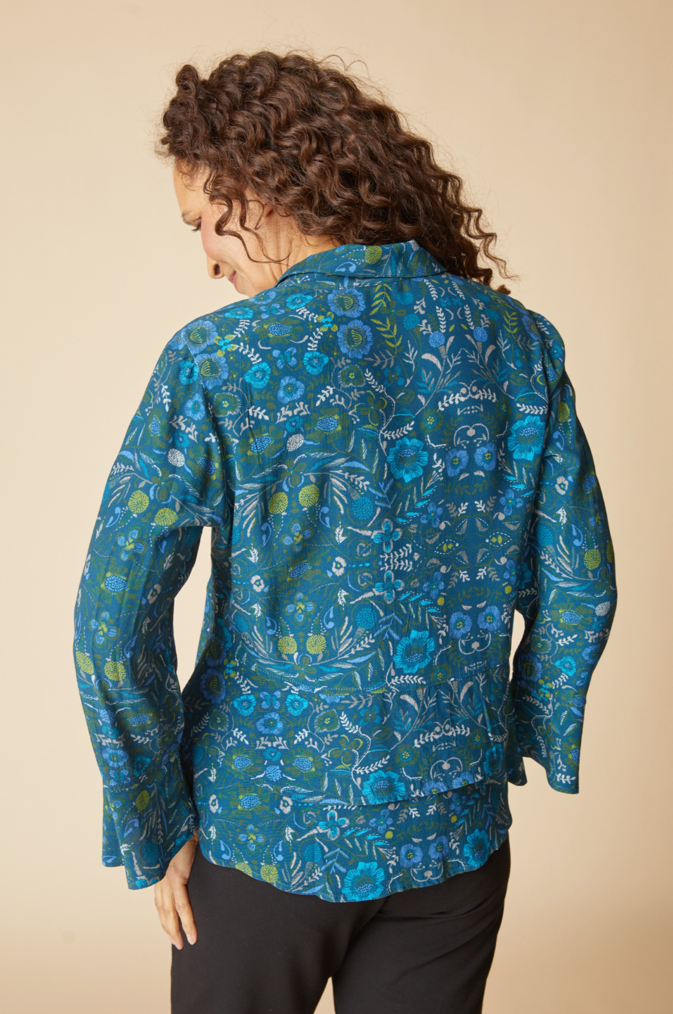 Habitat Womens Rayon Crepe Garden Flounce