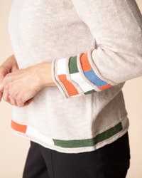 Habitat Womens Autumn Cotton Mosaic Pullover