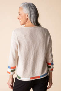 Habitat Womens Autumn Cotton Mosaic Pullover