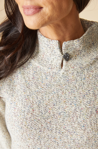 Habitat Womens Speckle Knit Frost and Found Pullover