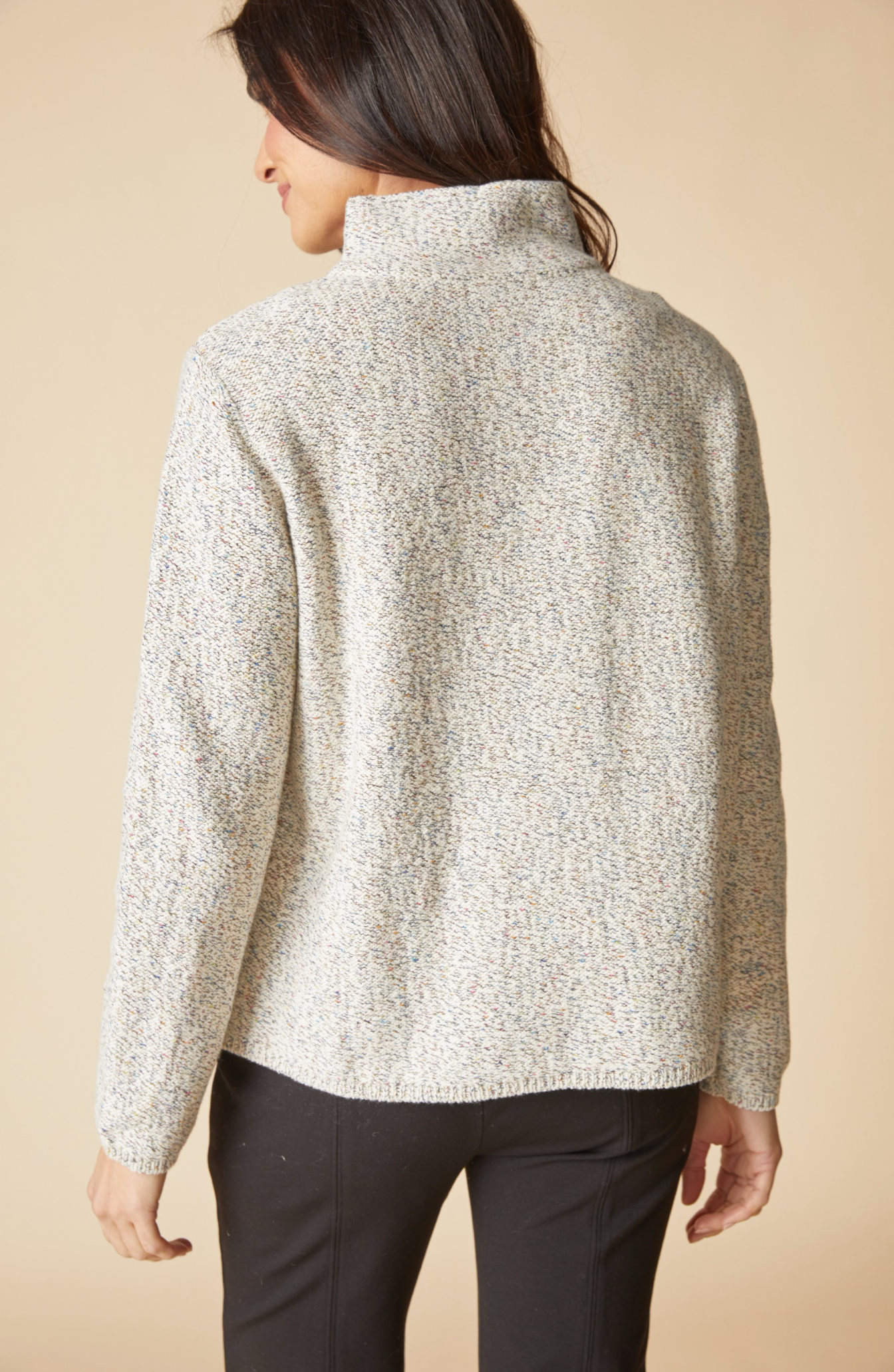 Habitat Womens Speckle Knit Frost and Found Pullover